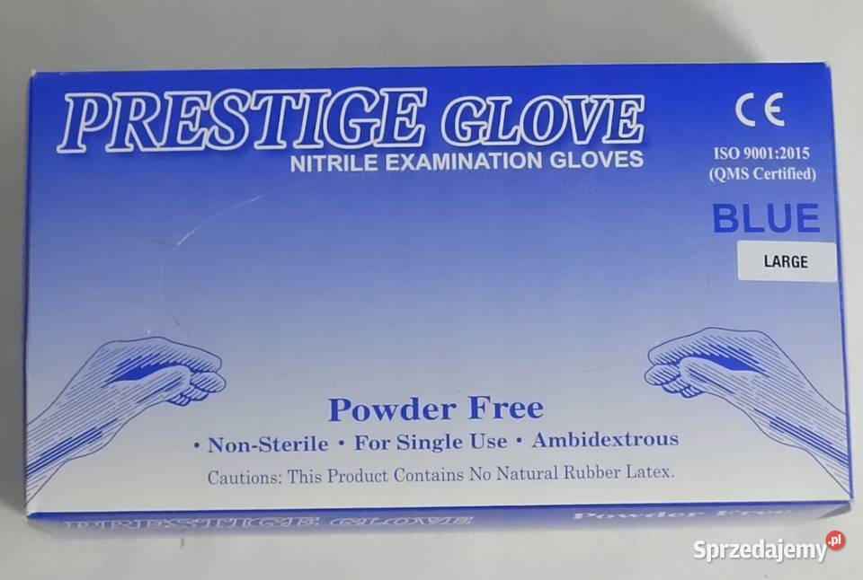 Rękawiczki Nitrylowe Ochronne Diagnostyczne 100 lubelskie Biłgoraj
