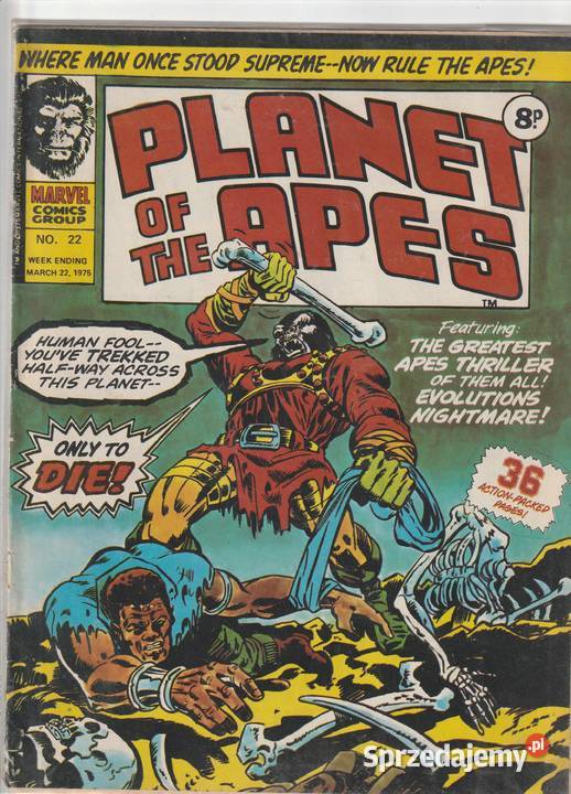 Planet of the Apes 22 31975 Pozostałe mazowieckie Pruszków