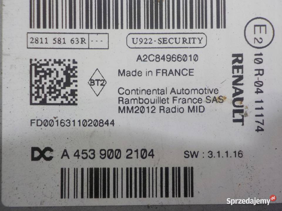 SMART FORFOUR II 10 B 16r 5D radio CD nawigacja Suków sprzedam