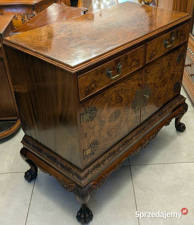 piękna komoda na lwich łapach mahoń sklep śląskie Dąbrowa Górnicza