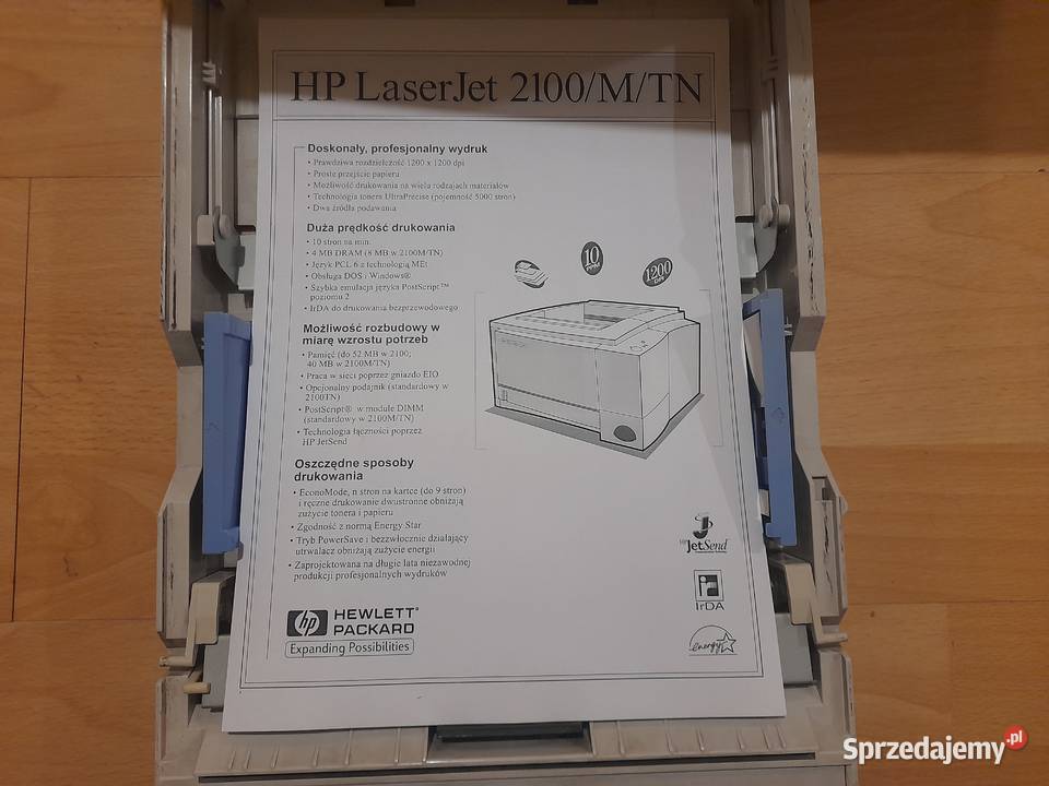 Drukarka laserowa retro HP LaserJet 2100 N Lipie