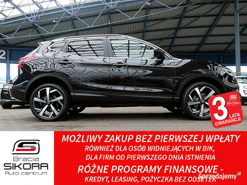Nissan Qashqai TEKNALedPANORAMASkóraNaviKamera nieuszkodzony Mysłowice