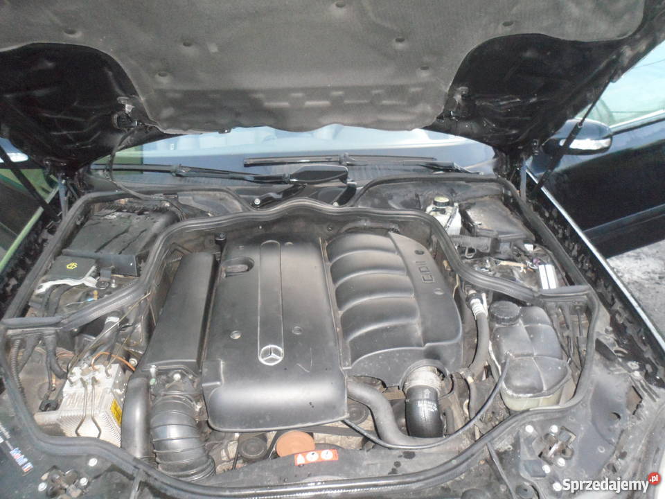 Mercedes w211 jasny srodek gotowy do jazdywazne czarny Szczecinek