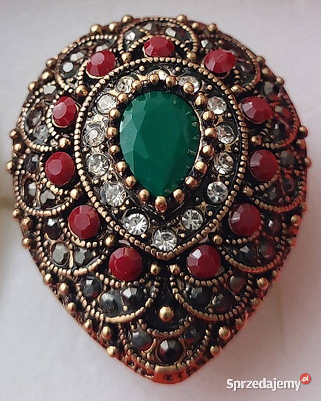 Pierścień stożkowy w kolorze złota antycznego mazowieckie Radom