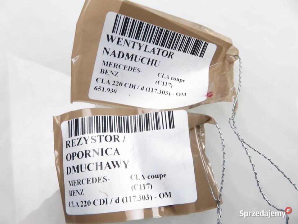 DMUCHAWA MERCEDES CLA C117 2469064200 2469064100