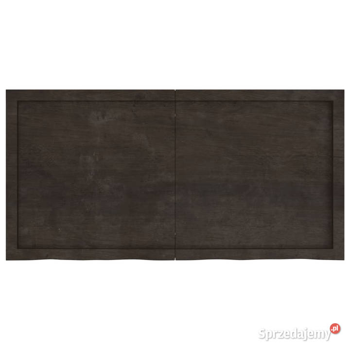 Półka ciemnobrązowa 120x60x24 wykończone drewno Półki Warszawa