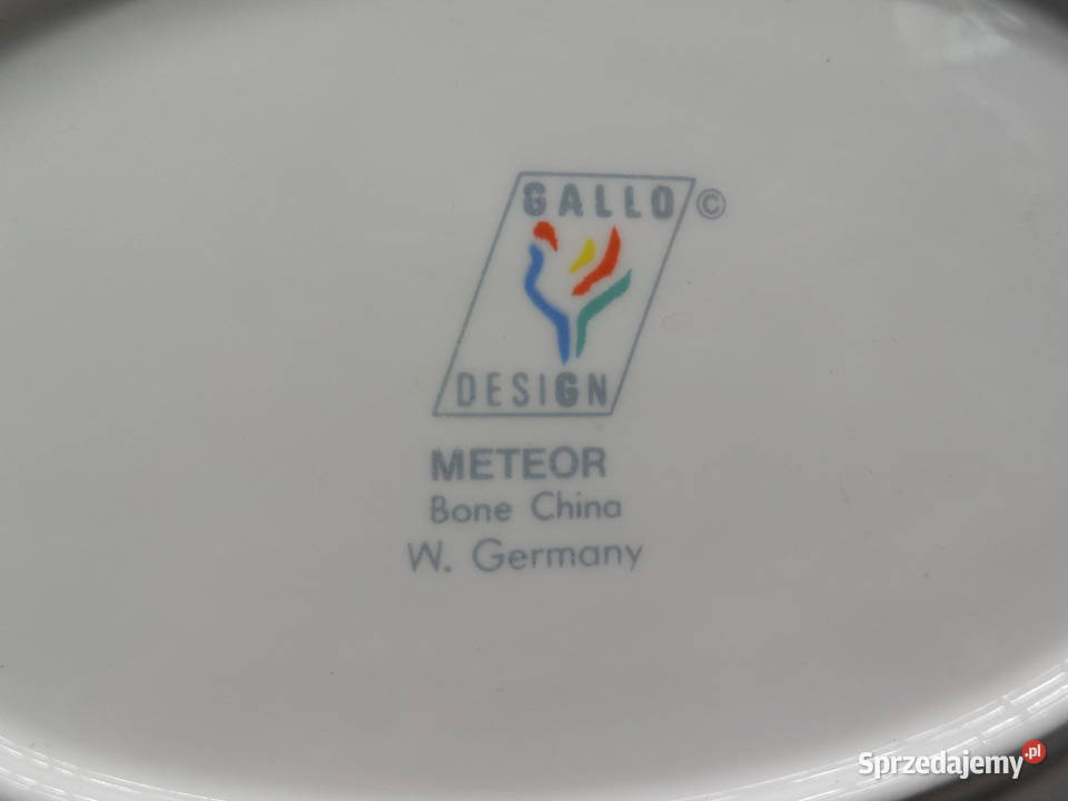 Porcelanowy półmisek śledziówka Gallo Villeroy wielkopolskie Raszków