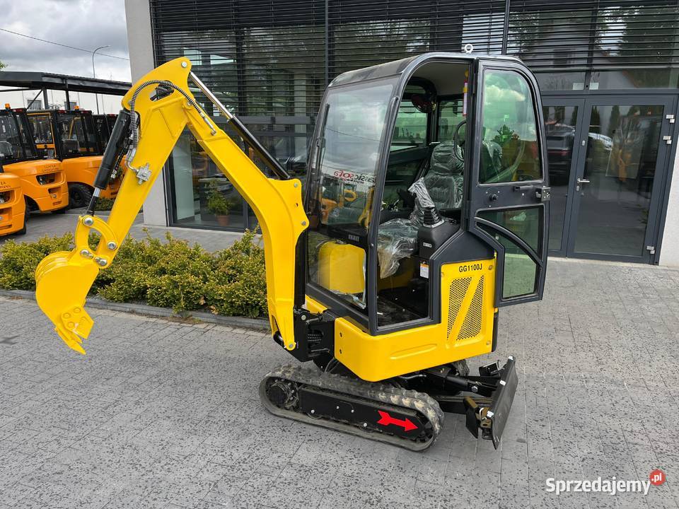 Minikoparka GG1100JC z kabiną Gunter Grossmann Gdańsk