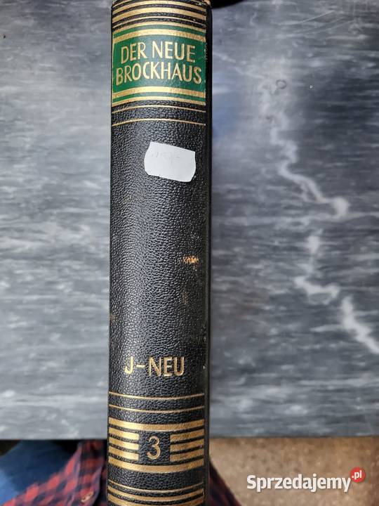Stara encyklopedia Der Neue Brockhaus tom 3 z Rybnik