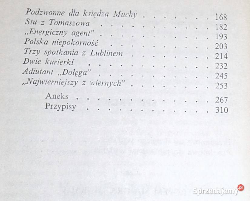 Tropem majora Hubala Mirosław Derecki Chełm sprzedam