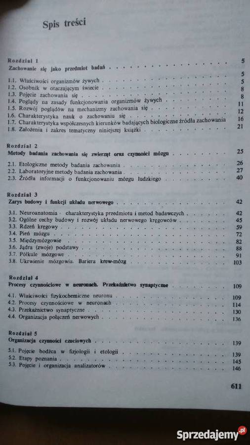 Biologiczne Mechanizmy Zachowania PWN Olsztyn sprzedam