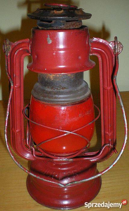 Lampa naftowa czerwona - JUPITER 1