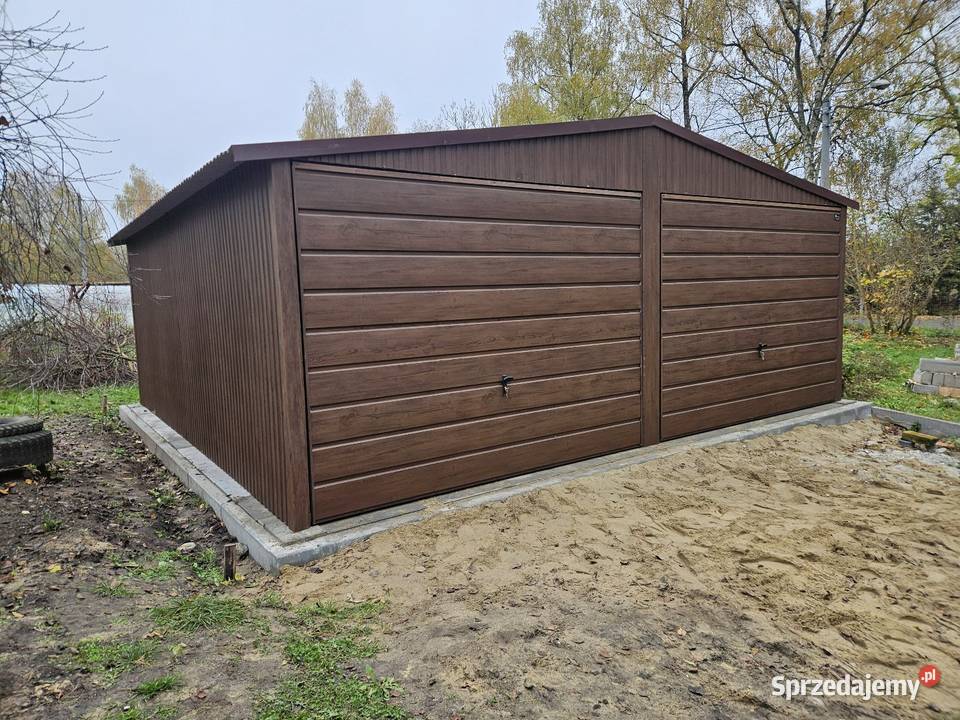 6x6 Garaze Blaszane Garaż Blaszany Blaszak Gdańsk