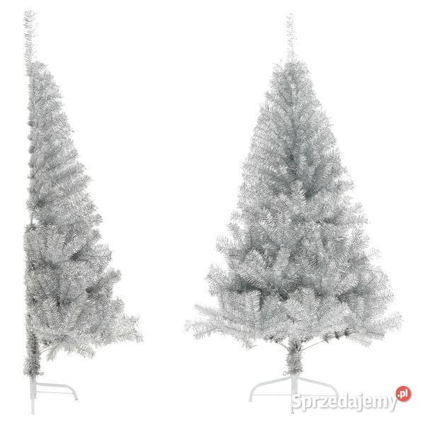 vidaXL Sztuczna choinka połówka ze stojakiem Warszawa