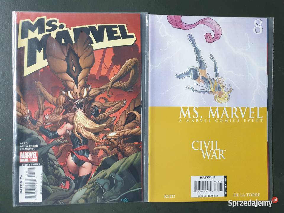 Ms Mavel 5 oryginalnych komiksów USA