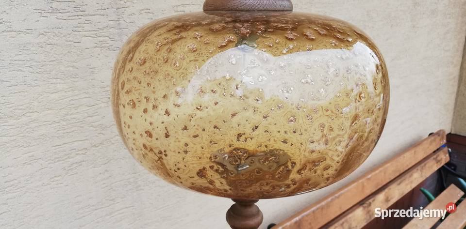 Lampa sufitowa stylowa żyrandol szklany klosz mazowieckie Garwolin