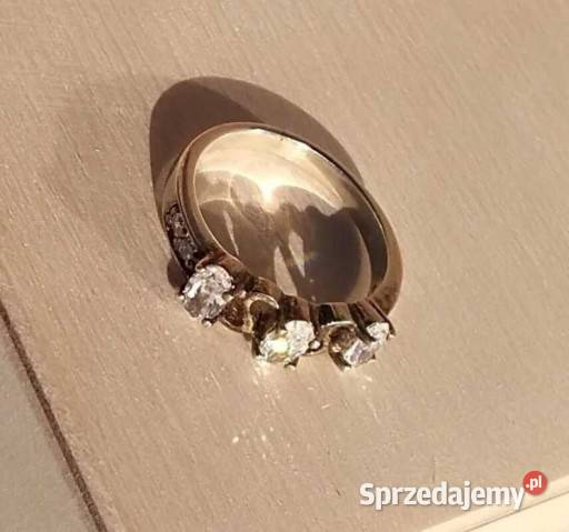 Pierścionek obrączka srebro 925 161 mm