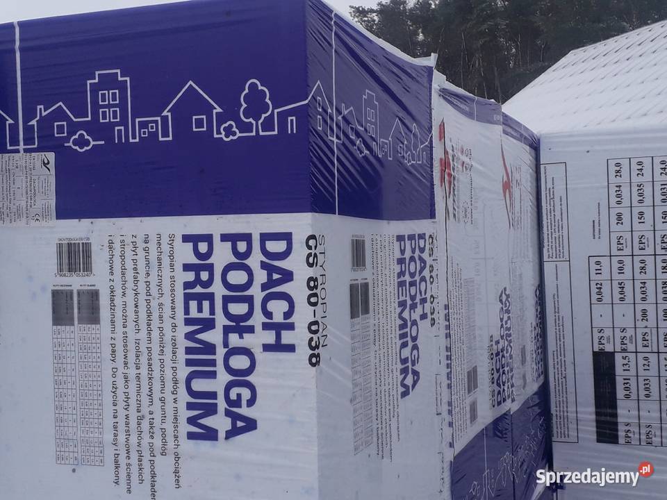Styropian podłogowy EPS 80 038 9450 paczka