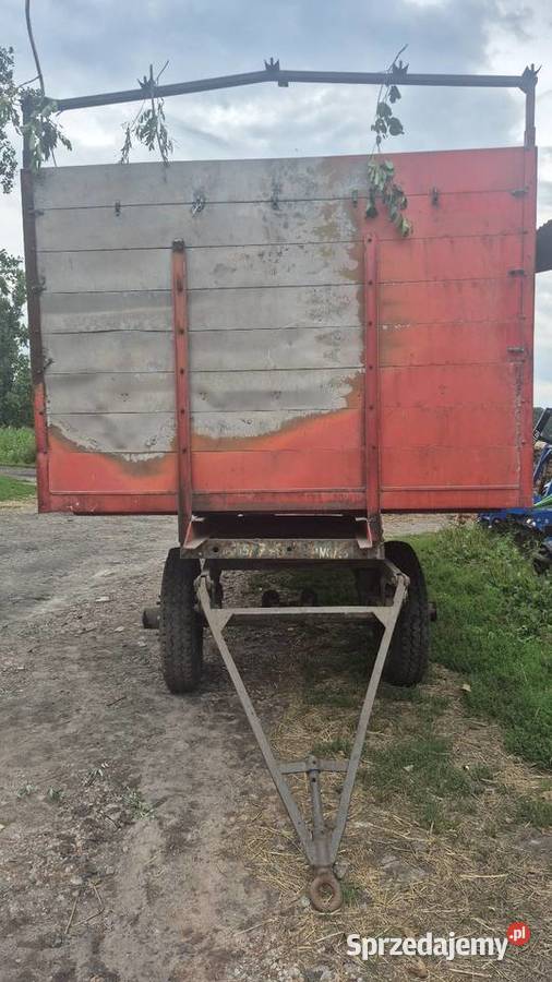 Przyczepa do bel słomy siana łódzkie Kołdów