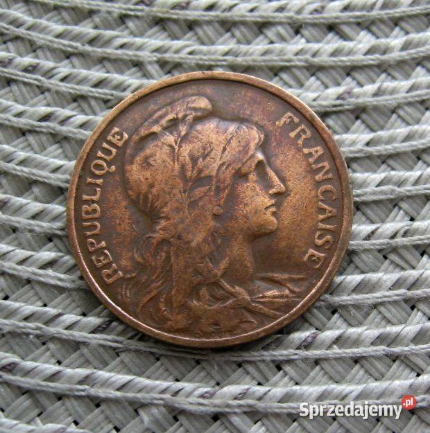 Francja 5 Centymów 1917r wielkopolskie Kalisz sprzedam