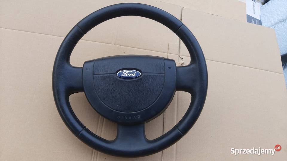 kierownica skórzana Ford Fiesta mk6 0208r Fusion osobowe Dębno