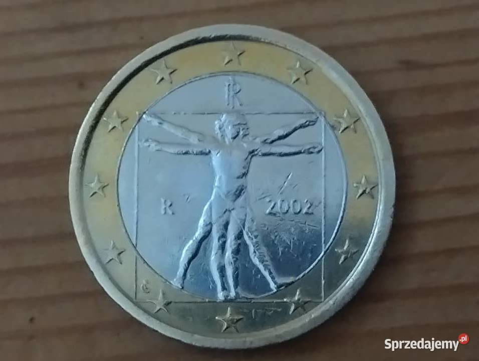 Moneta 1 euro 2002 Włochy Warszawa sprzedam