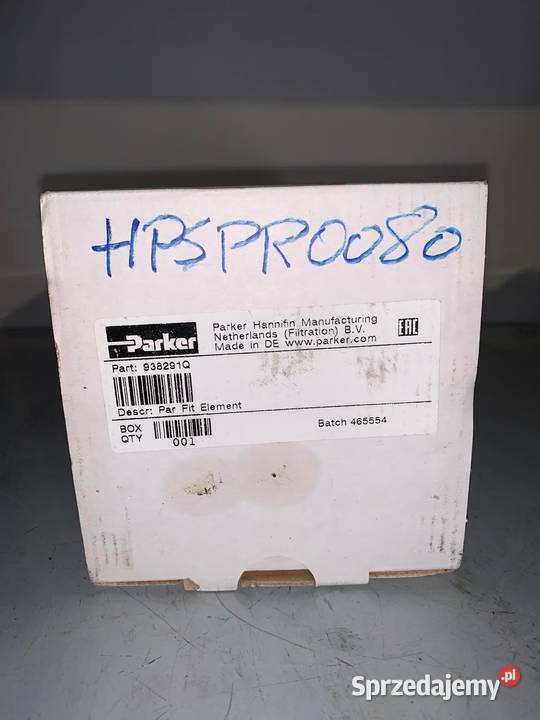 Parker 938291Q Filtr Olejowy Pozostałe Warszawa