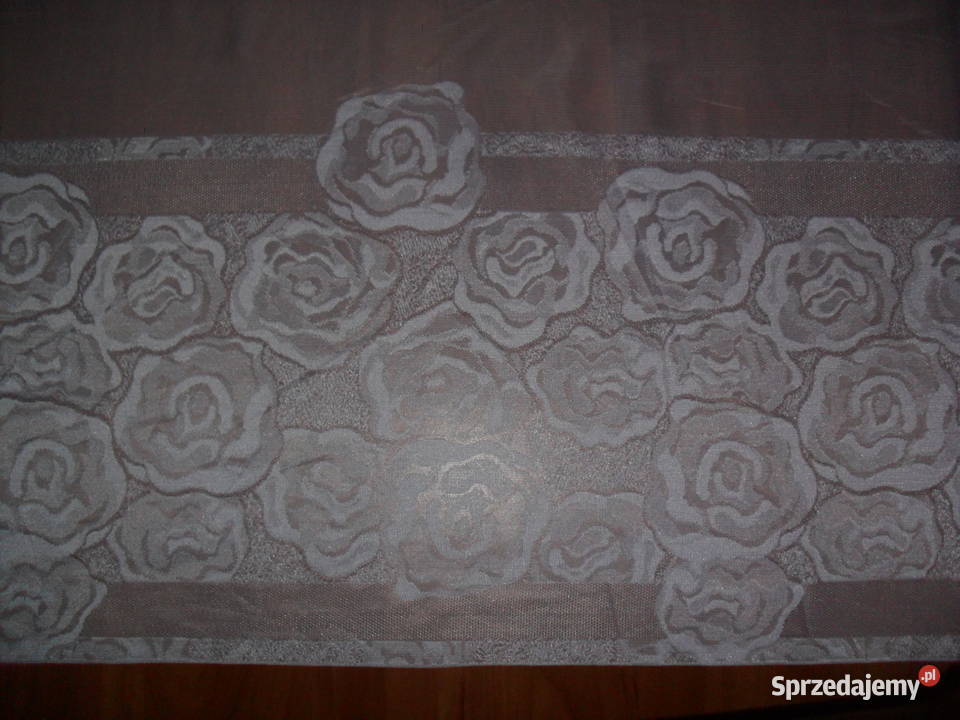 Firana gotowa żakard biały wys300 x 200 Wystrój okien dolnośląskie Wrocław