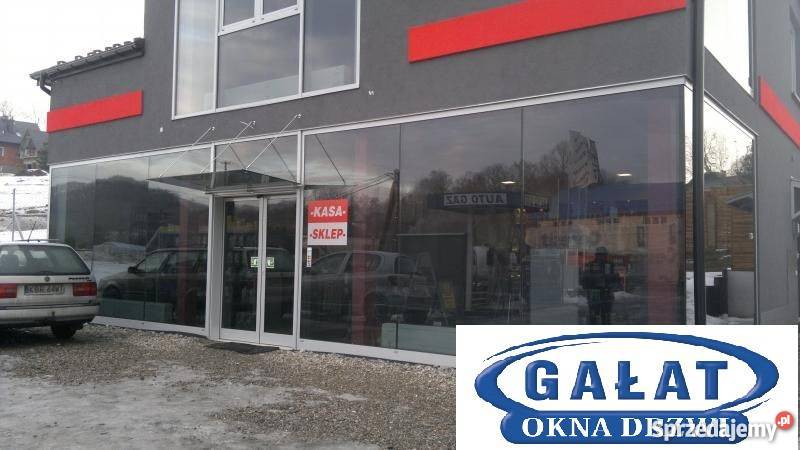 DRZWI AUTOMATYCZNE ALUMINIOWE SKLEPOWE PRZESUWNE Nowy Sącz