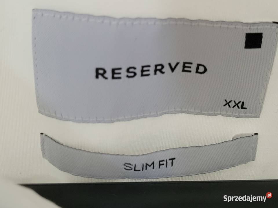 Koszula męska biała Reserved XXL Slim Fit Poznań