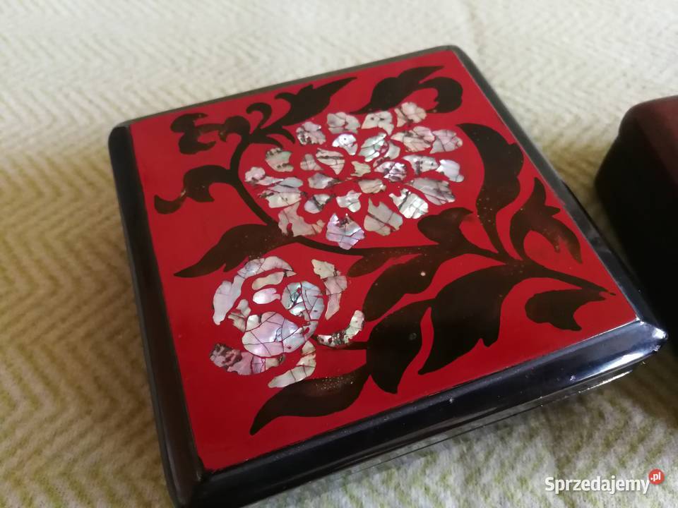 Szkatułki laka masa perłowa ORIENT KOREA zachodniopomorskie Szczecin