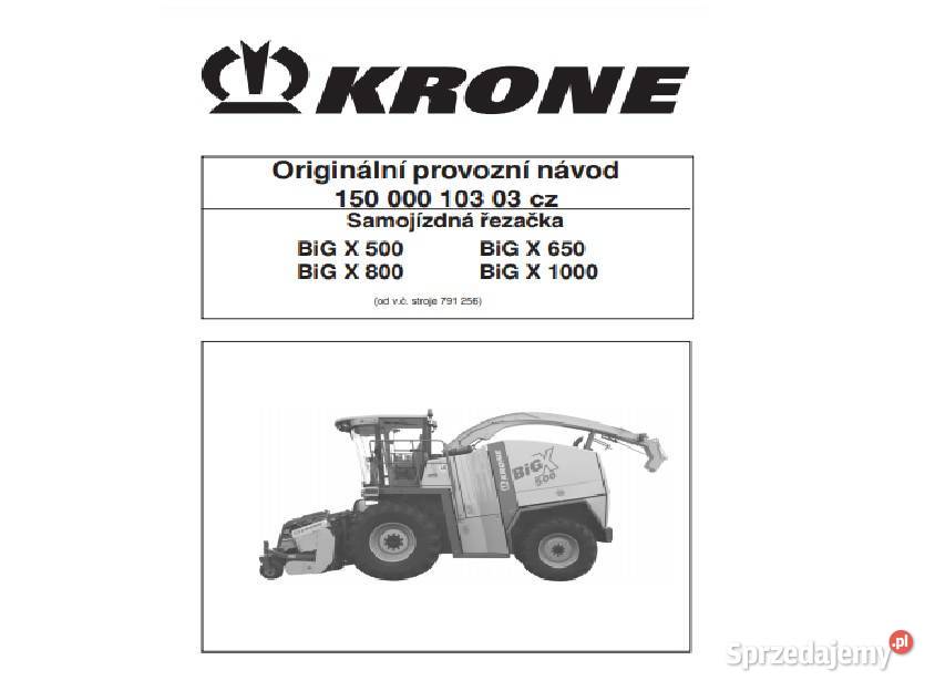 Krone BIG X 1000 500 800 650 sieczkarnia Kielce sprzedam