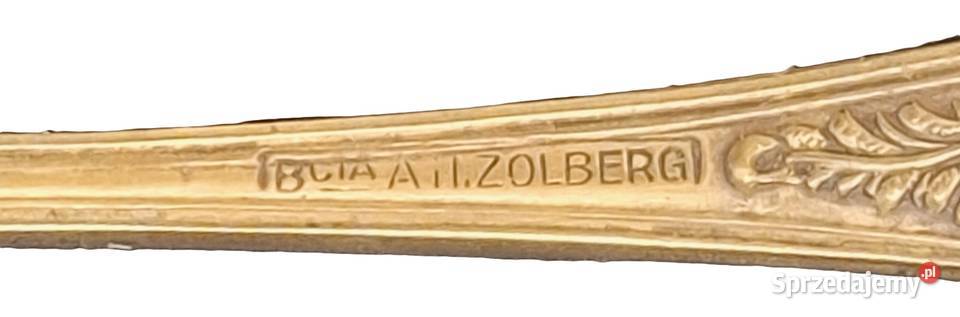Łyżeczka do Cukru Bracia Zolberg Judaika Gliwice