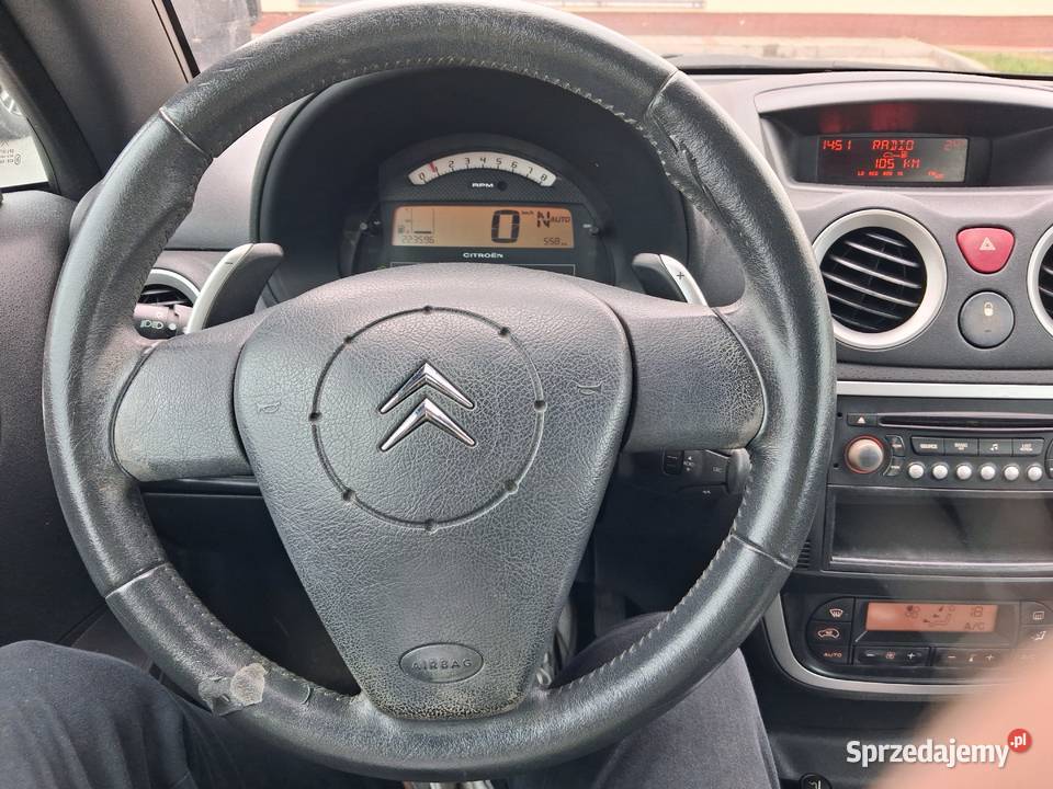 Citroen C3 automat 16 bejzyna 2007 r automatyczna C3 Sulęcinek