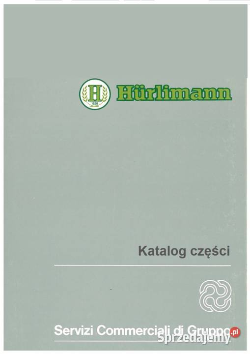 Katalog części Hurlimann napraw ciągnik Szamotuły
