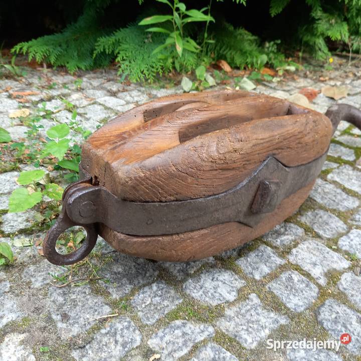 Marynistyka żeglarstwo duży blok linowy bloczek mazowieckie Warszawa