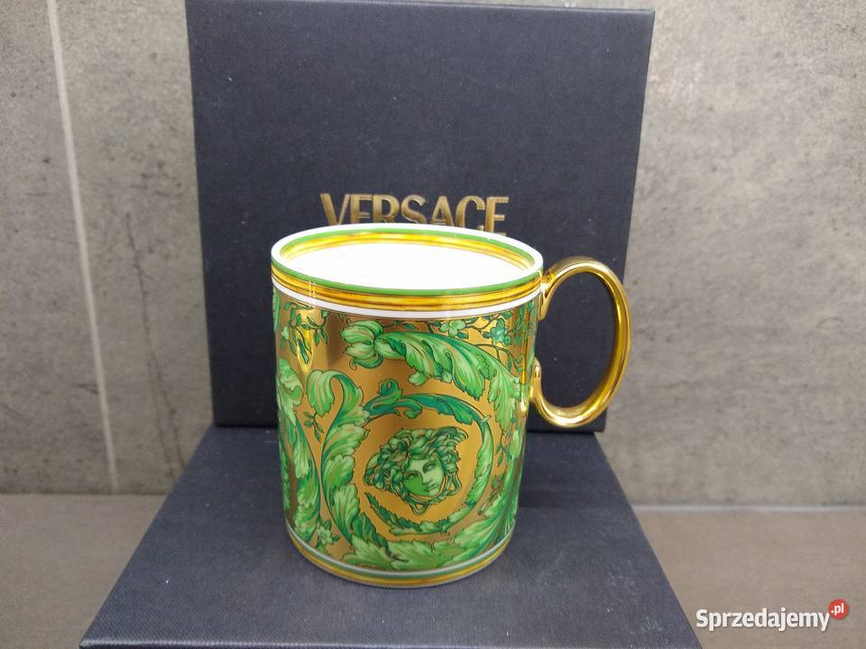 Kubek Rosenthal Versace Medusa Garland Green Kalisz
