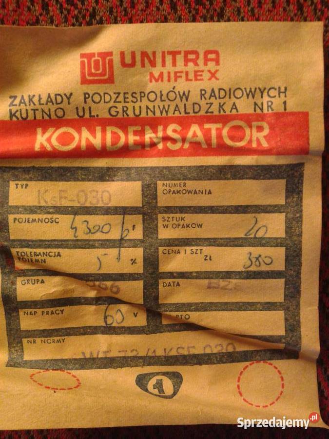 Scalak stabilizator napięcia sztuk 5Kondensatory