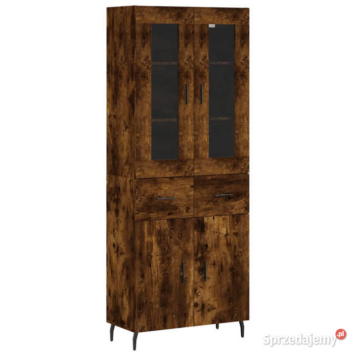 Witrynka przydymiony dąb 695x34x180 materiał Warszawa