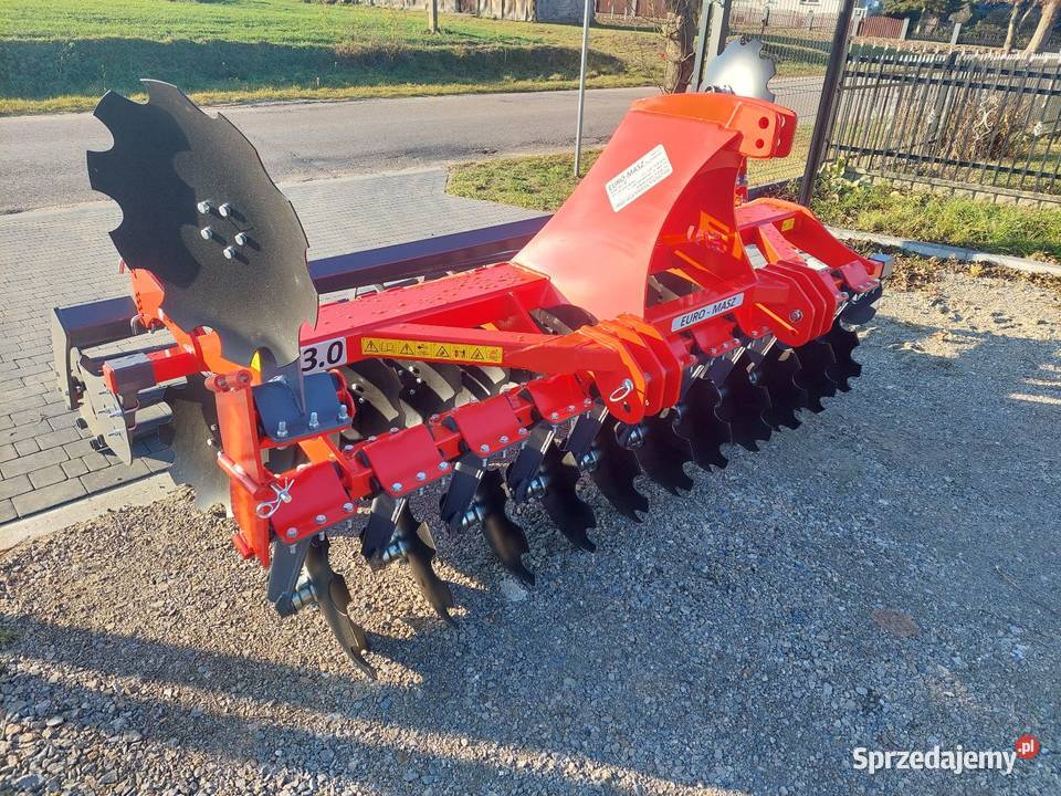 Brona talerzowa Euromasz 25m 27m 3m rozstaw 90 Brony lubelskie Kock sprzedam