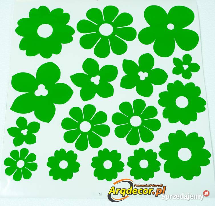 Kwiatki naklejki ozdoby pokój dziecka Dębna sprzedam