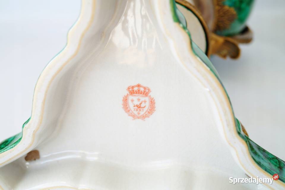 Ogromna waza wazon amfora porcelana brąz wielkopolskie