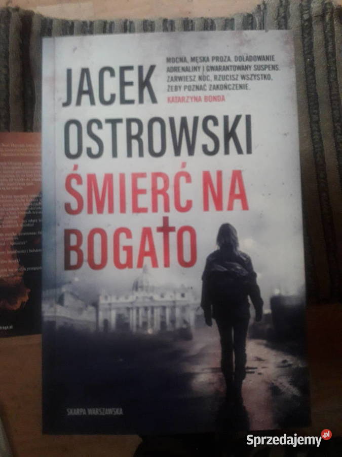 Śmierć na bogatoJacek Ostrowski thrillery, sensacyjne Warszawa sprzedam