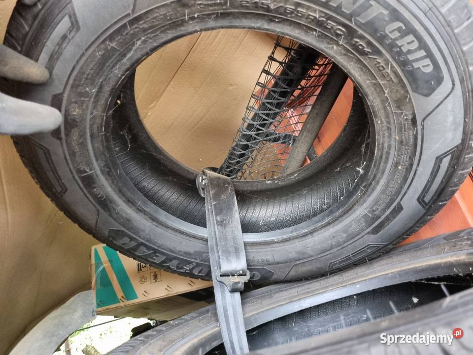 4 Opony 215 65 R15C Wzmacniane Goodyear 2020r Skawina sprzedam
