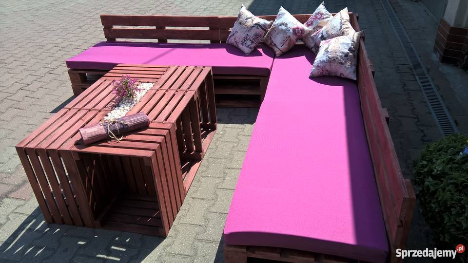 zestaw mebli ogrodowych z palet Siemianowice Śląskie