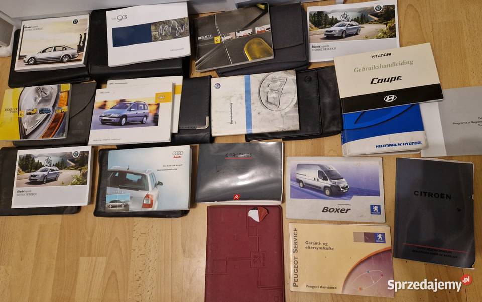 Książki obsługi aut i serwisowe w oryginalnym Ciechocinek