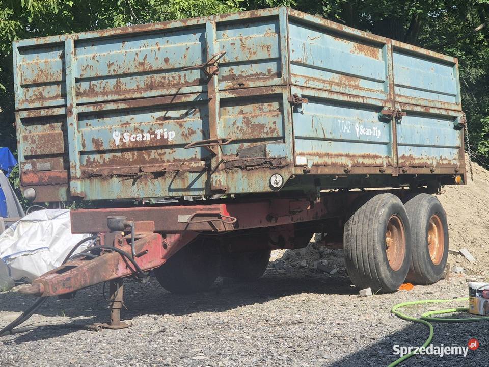 Przyczepa tandem warfama 8 przyczepa dwu osiową Gdów