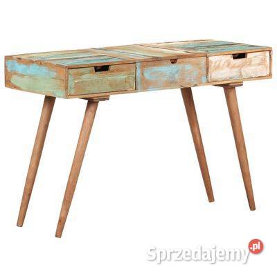 vidaXL Toaletka z lustrem 112x45x76 lite drewno Warszawa