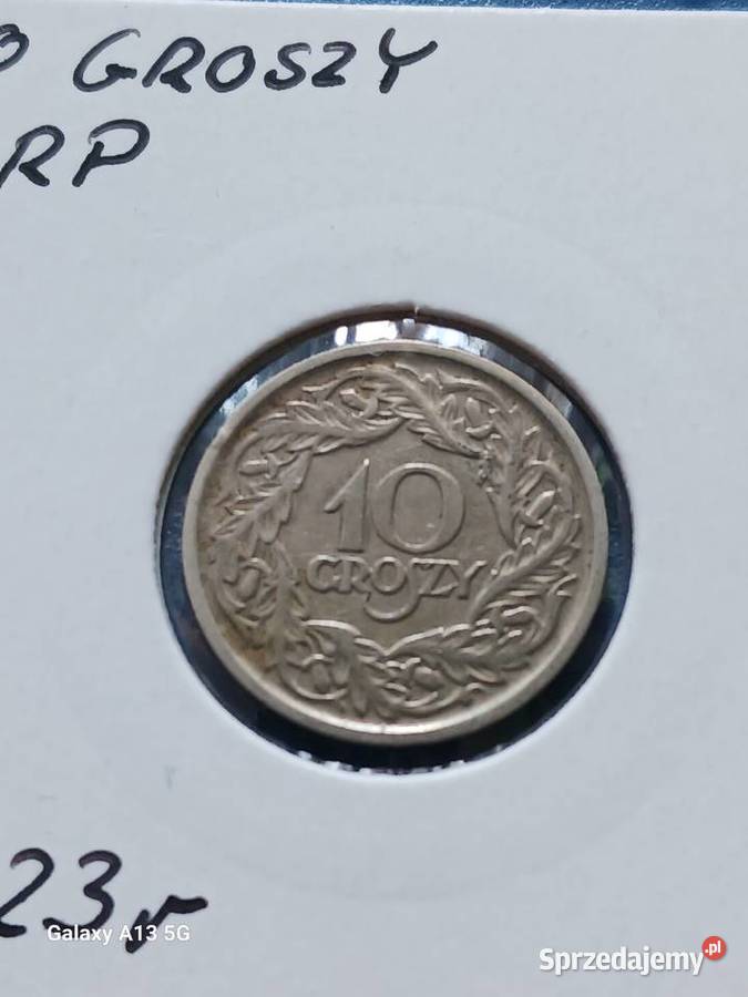 10 Groszy 1923 r ładne