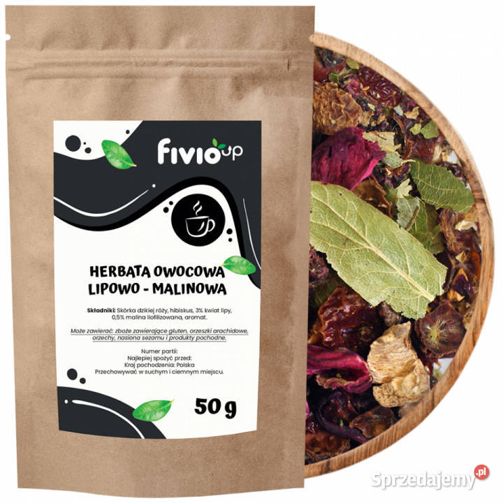 fivio Herbata LipowoMalinowa 50 g Brzozów